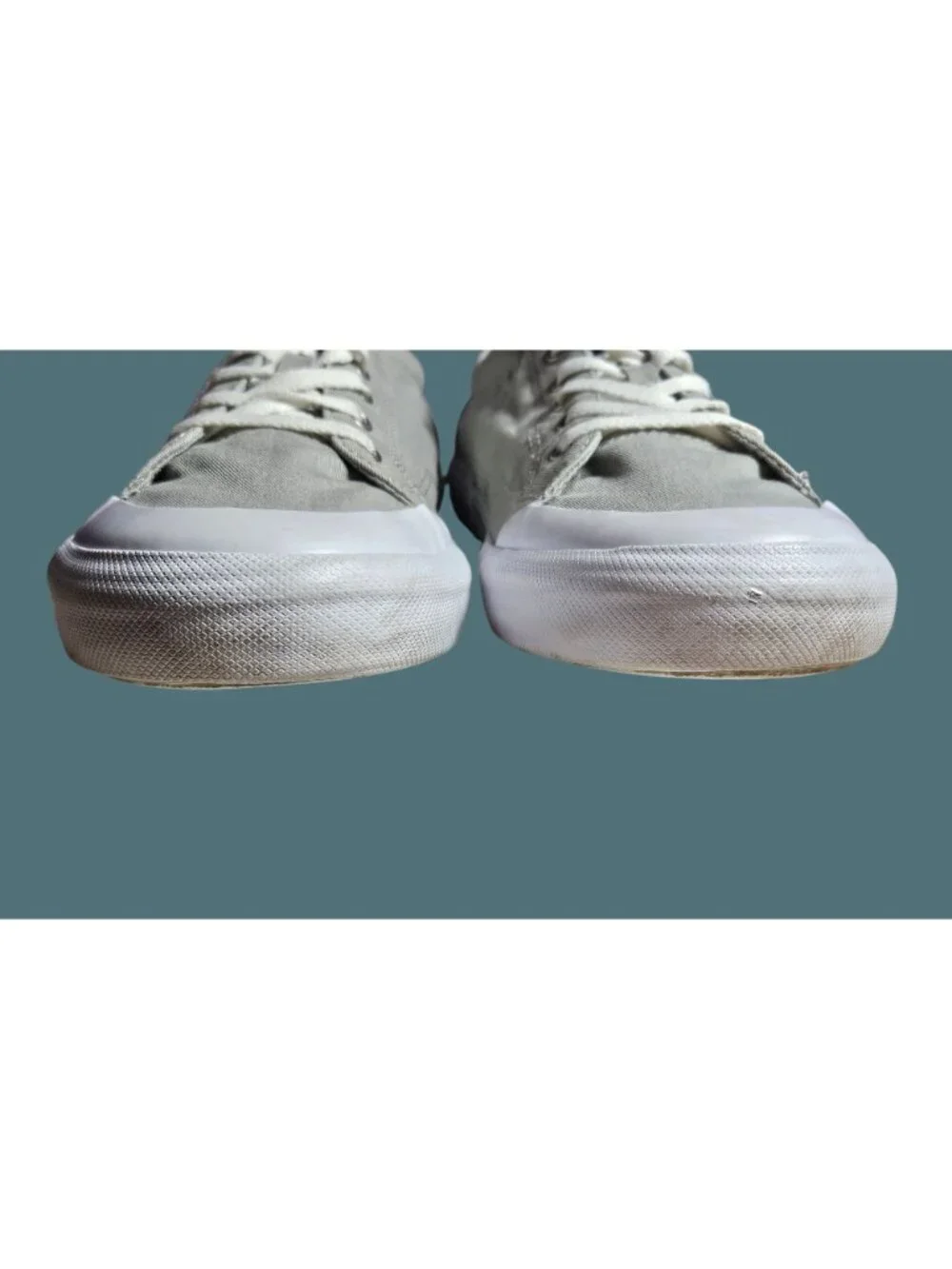 SPERRY Top Sider Striper II Retro CVO Light Gray Canvas Low Top Sneakers Men 13